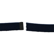 Air Force Belt: Blue Cotton with Black Tip