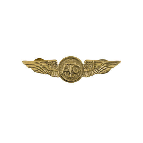 Badge: Aircrewman - miniature, gold finish