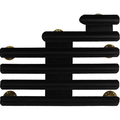 Ribbon Mounting Bar: 15 Ribbons Staggered Right - 1/8 inch space
