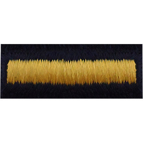 Army Overseas Bar: Gold Embroidered on Blue - male