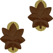 Navy Collar Device: Lieutenant Commander - brown metal