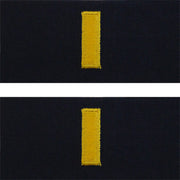 Navy Embroidered Collar Device: Ensign - embroidered on coverall