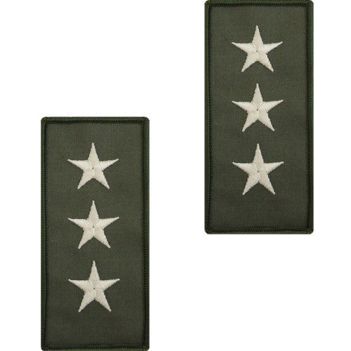 Navy Embroidered Rank: 3 Star: Vice Admiral - flight suit