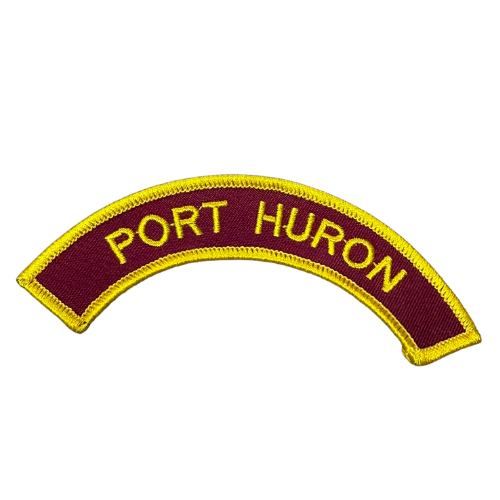 Young Marines Unit Arch Tab "PORT HURON"