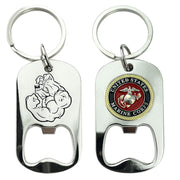 Bottle Opener: Marine Corps Dog Tag Key Chain