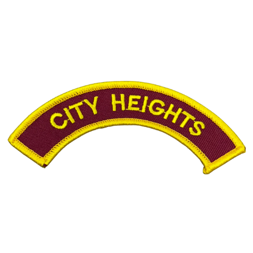 Young Marines Unit Arch Tab "CITY HEIGHTS"