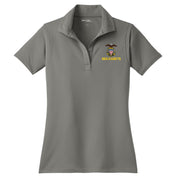 Ladies Concrete Grey Short Sleeve Polo Shirt Embroidered With Sea Cadet Logo