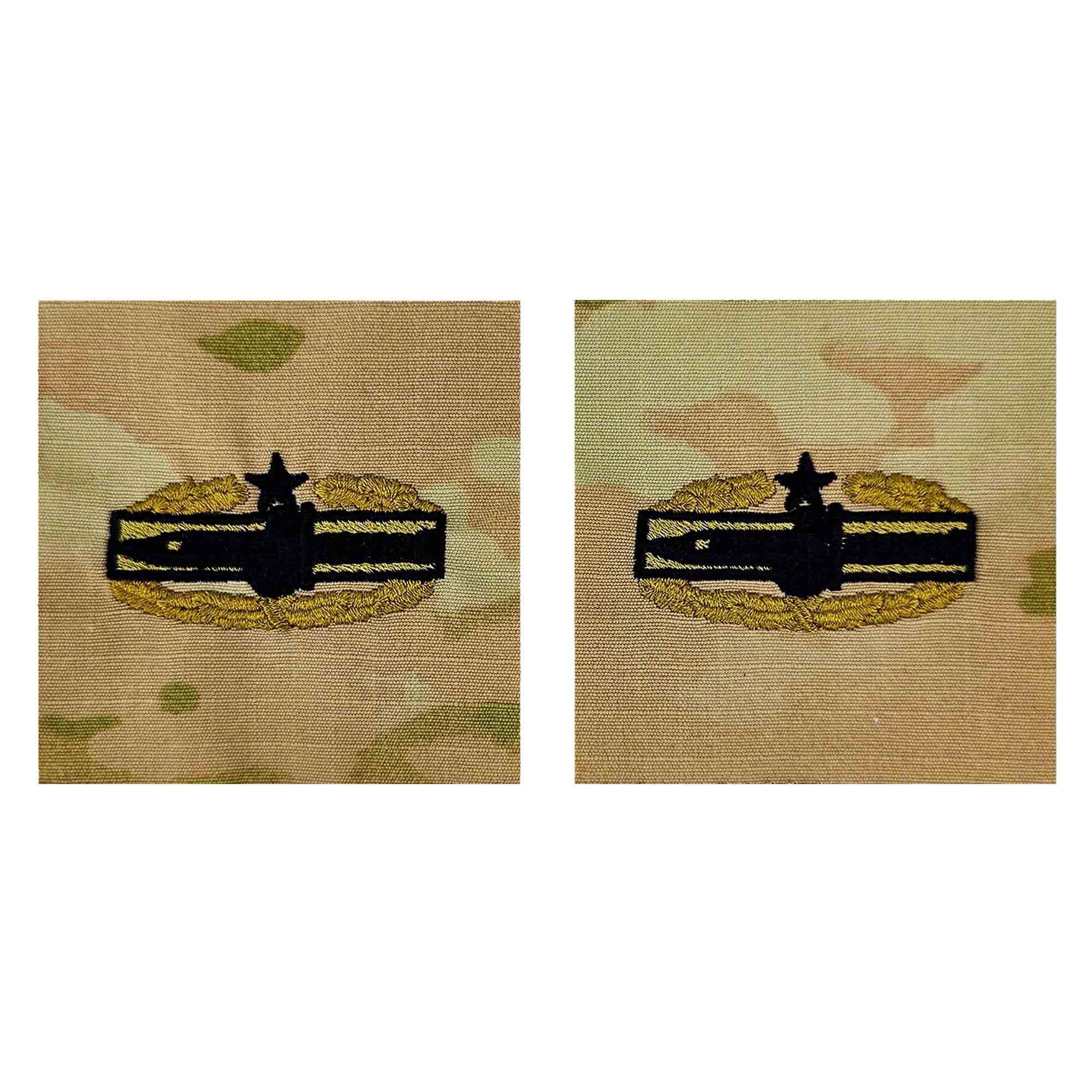 Army Embroidered Badge on OCP Sew on: Master Combat Action - 2nd Award