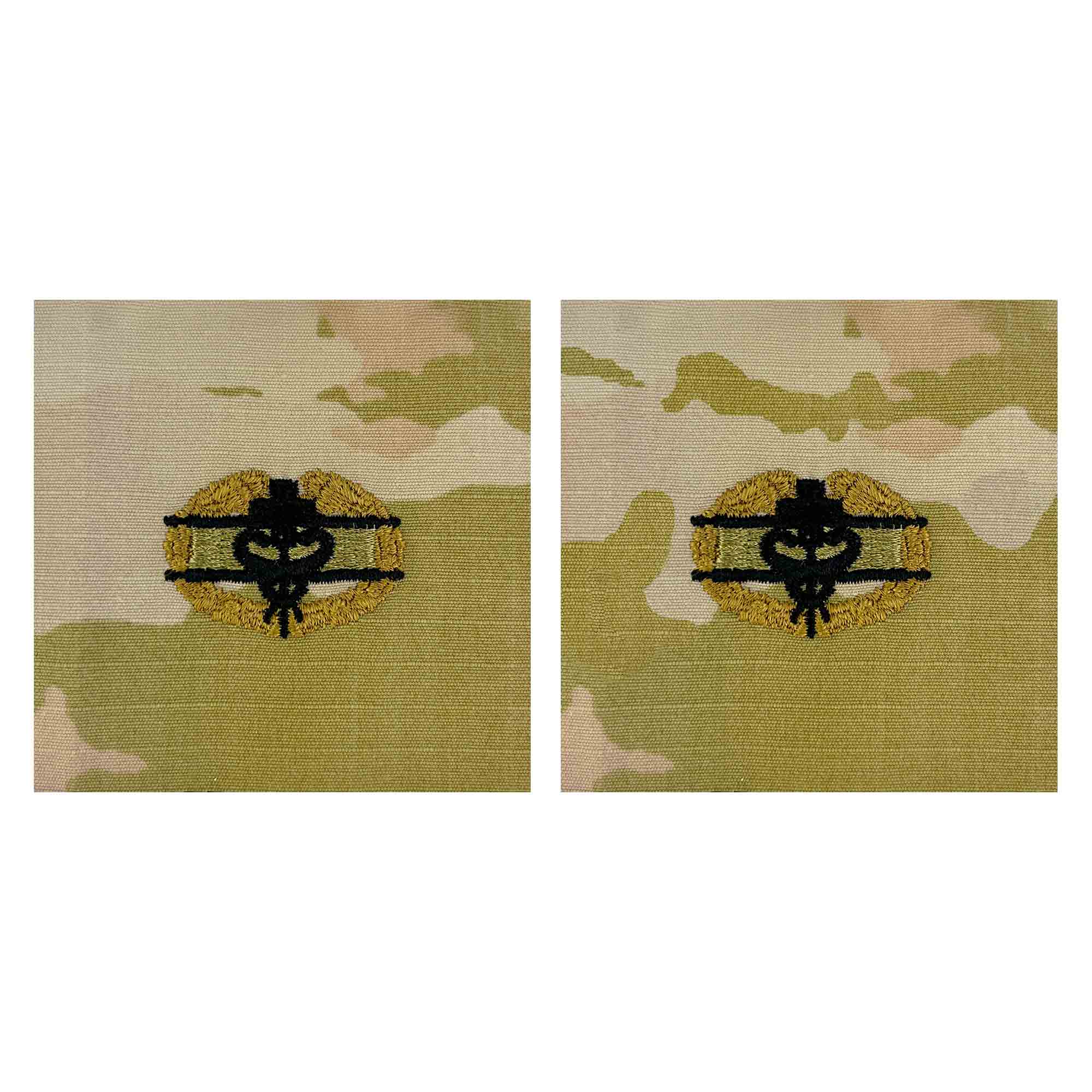 Army Embroidered Badge on OCP Sew on: Master Combat Medical - 1st Award