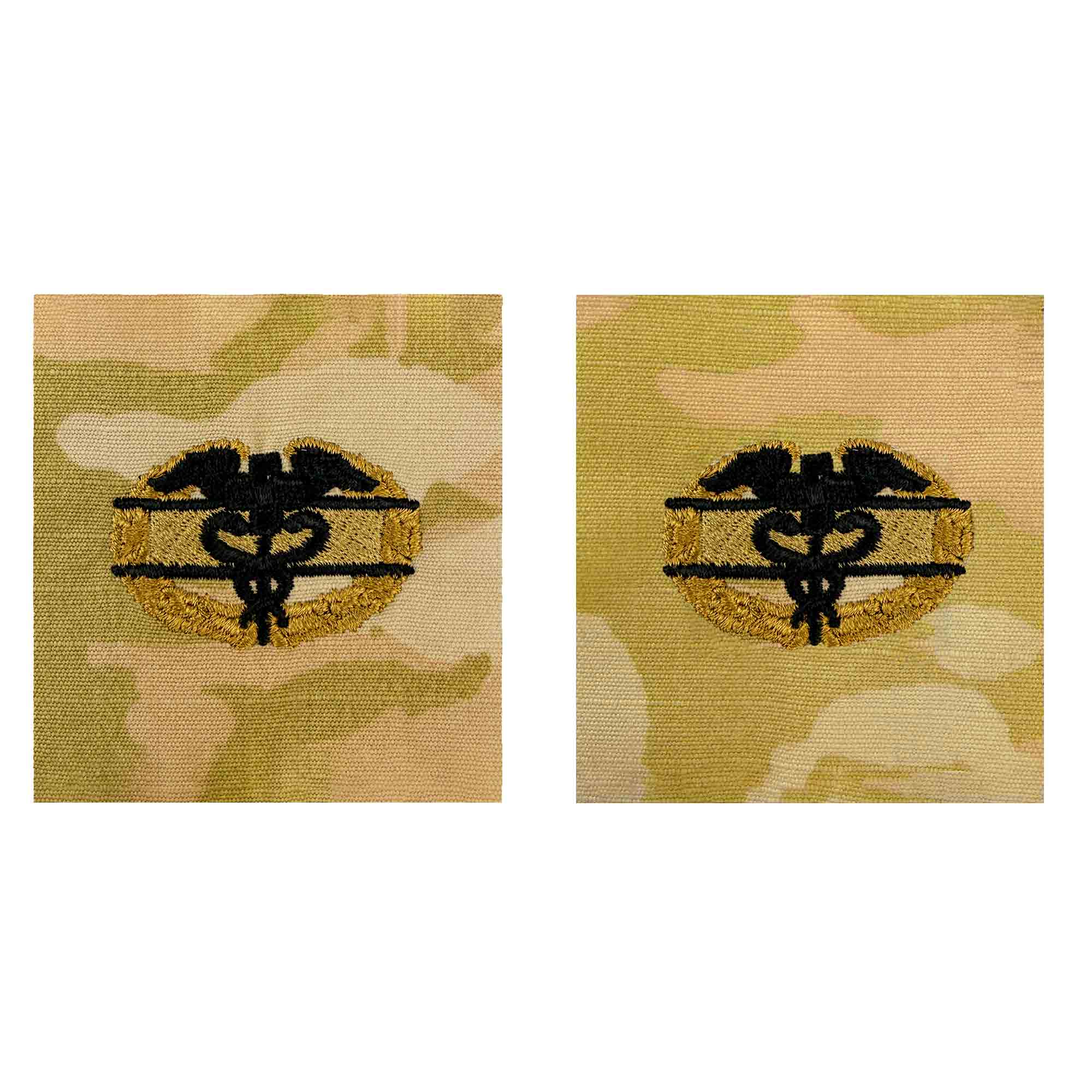 Army Embroidered Badge on OCP Sew on: Master Combat Medical - 1st Award
