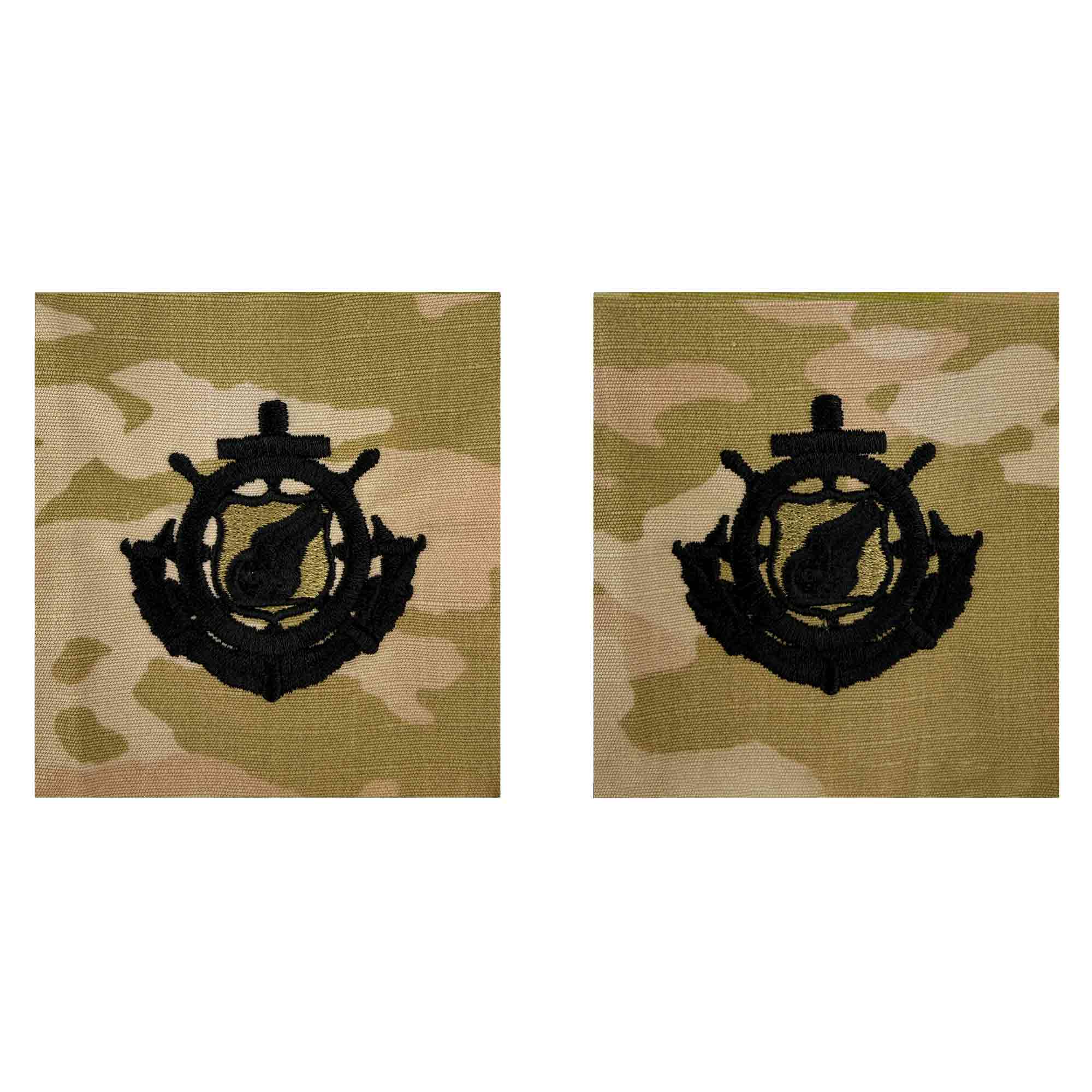 Army Embroidered Badge on OCP Sew On: Senior Mariner