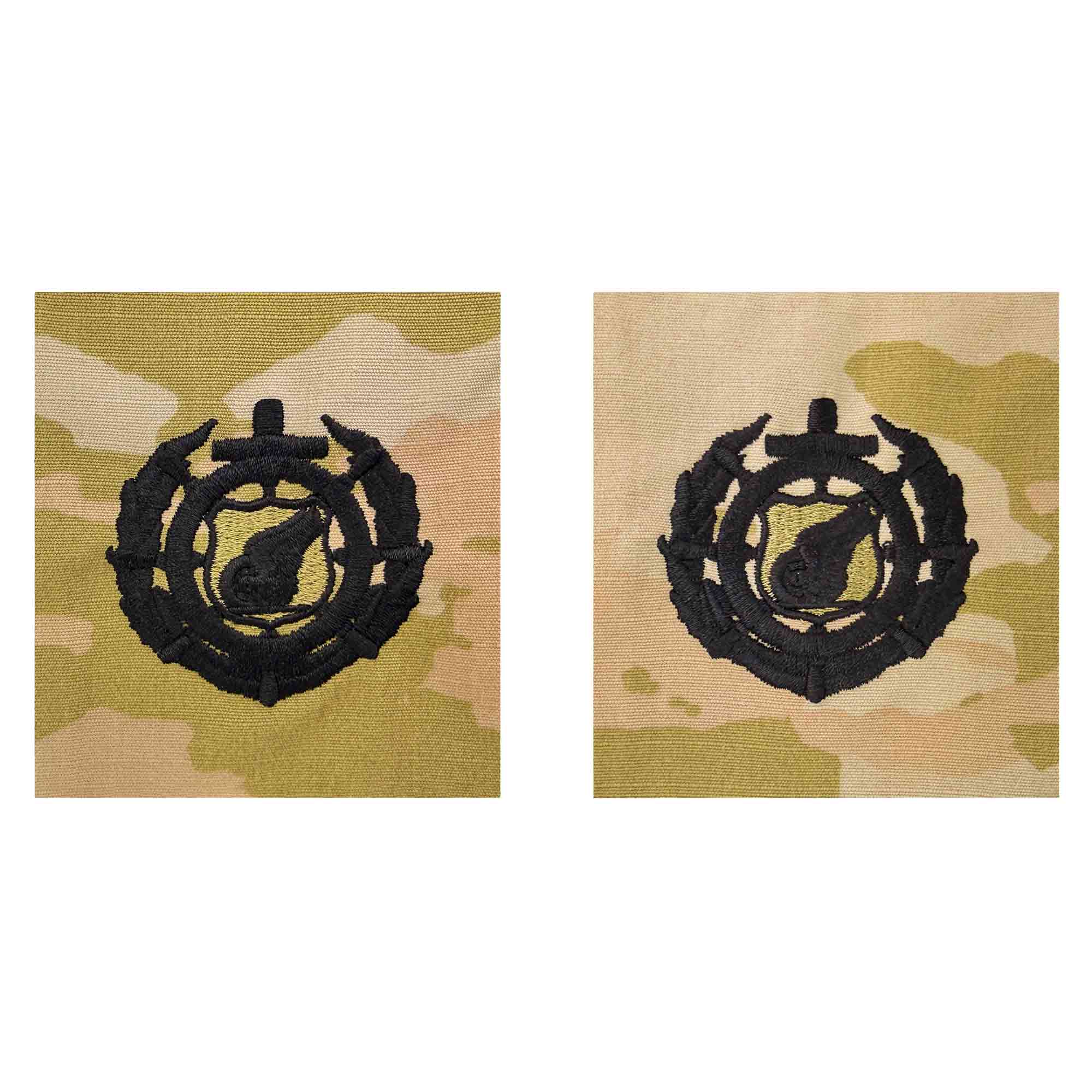 Army Embroidered Badge on OCP Sew On: Master Mariner