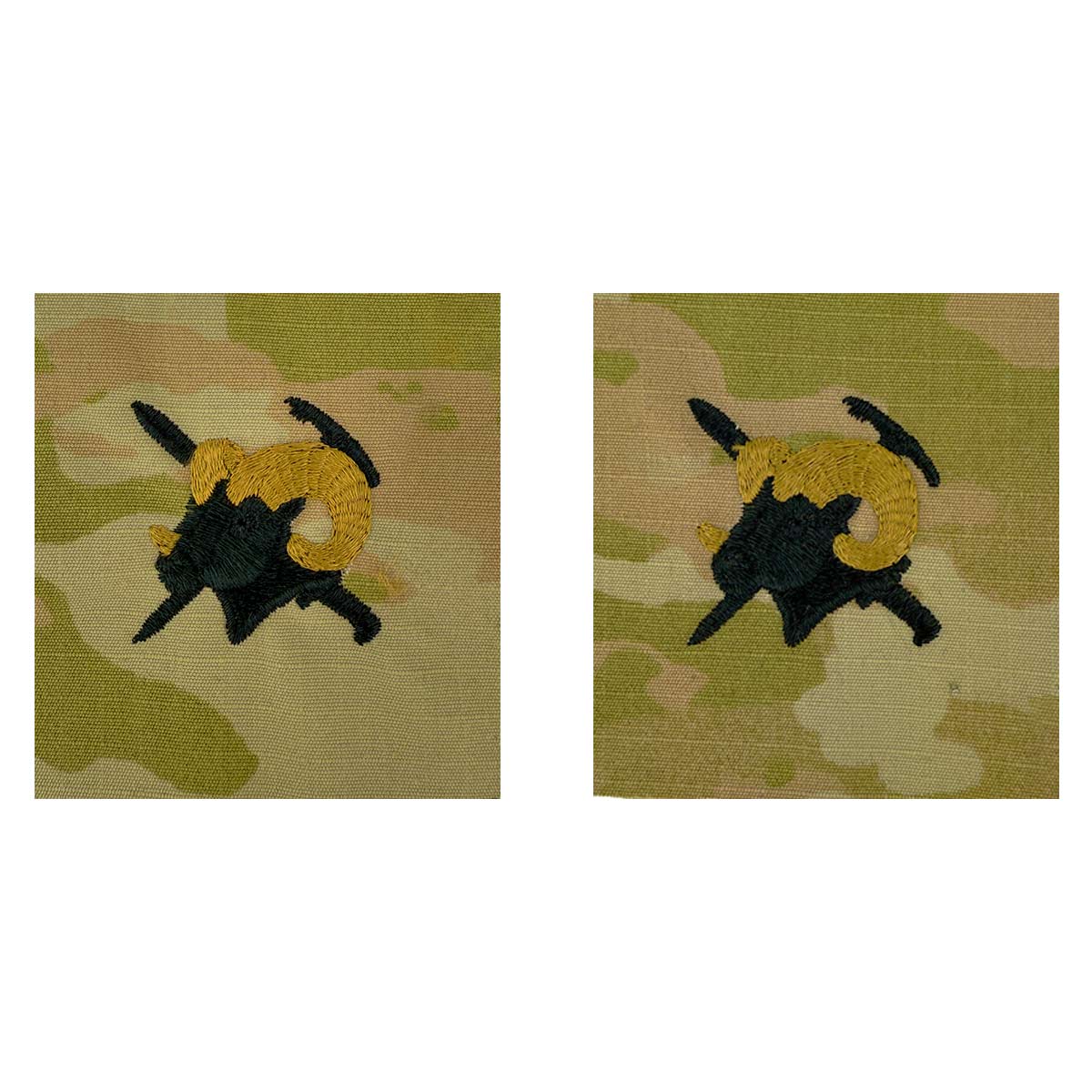 Army Embroidered Badge on OCP Sew On: Mountaineering