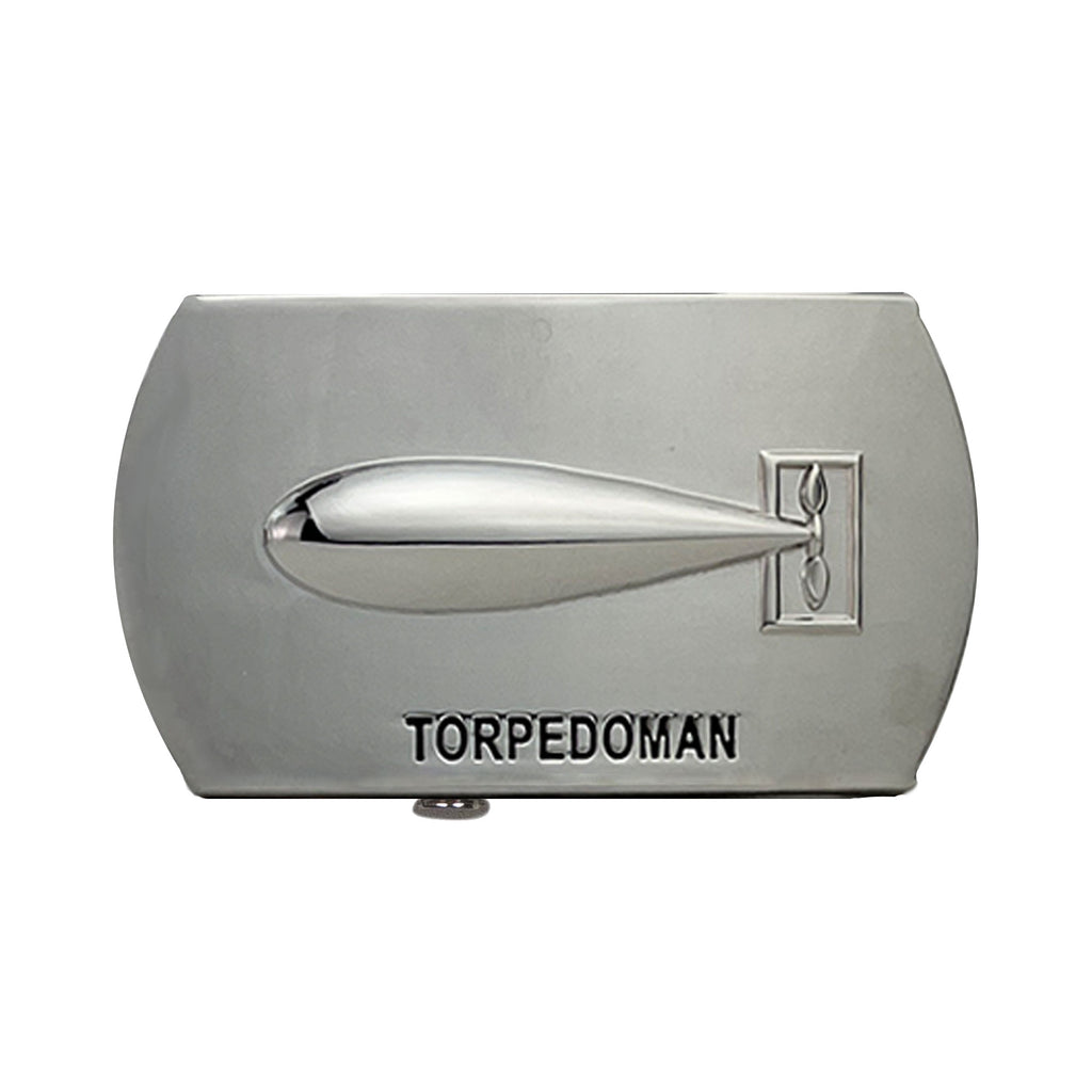Navy Enlisted Specialty Belt Buckle: Torpedoman: TM