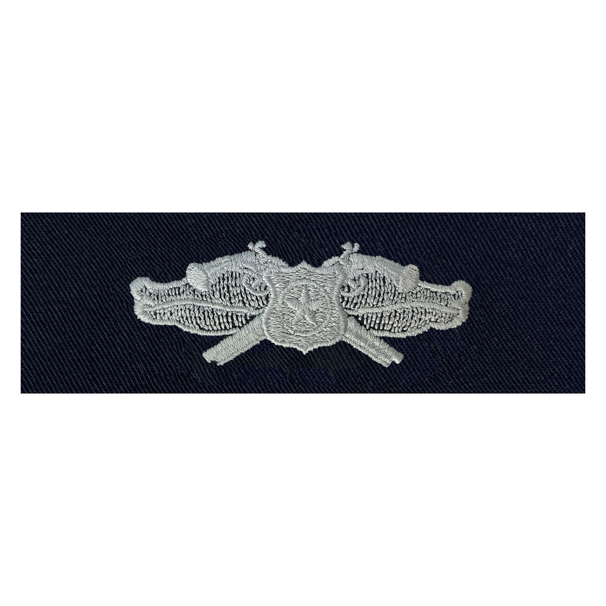Navy Embroidered Badge: Basic Security Forces Specialist - embroidered on coverall