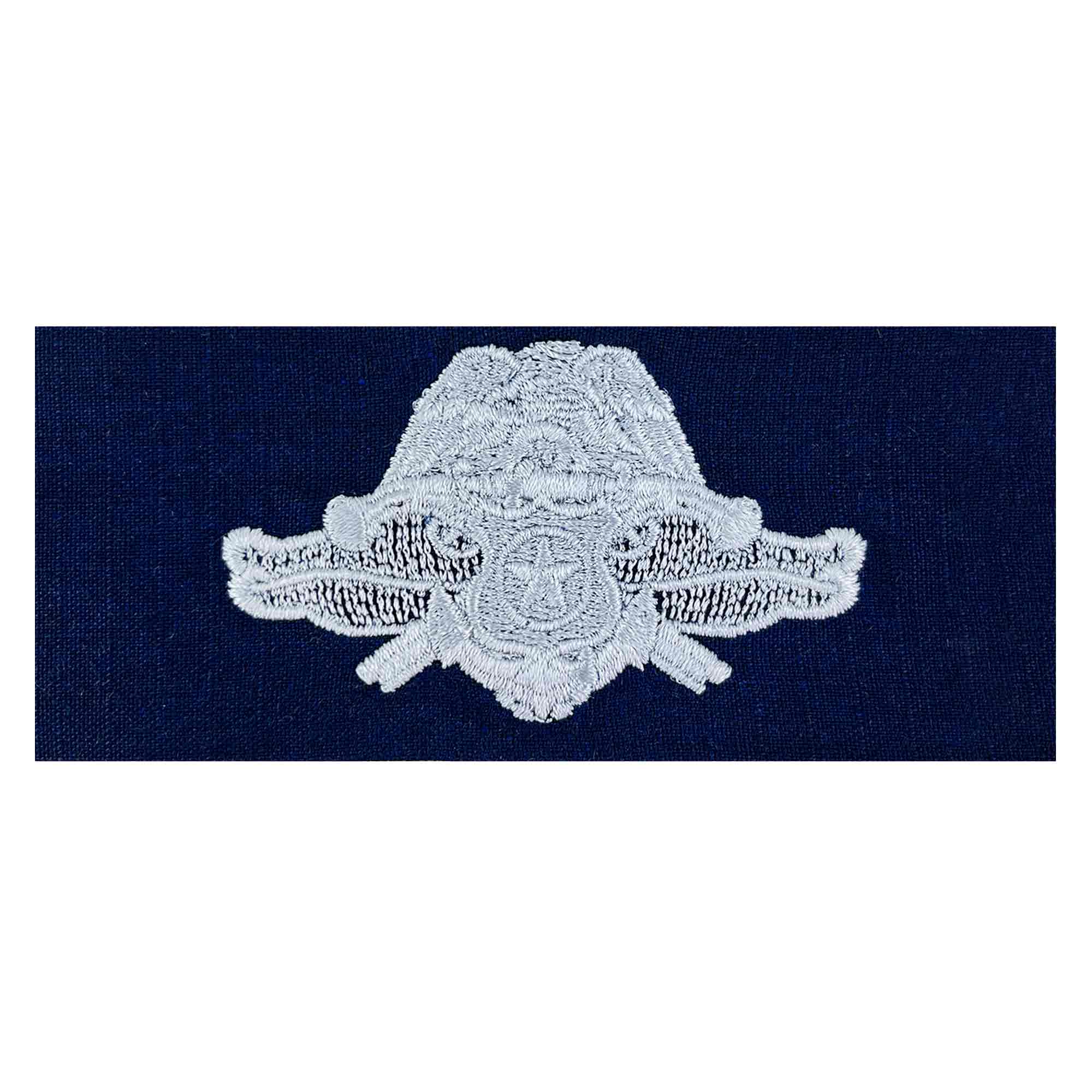 Navy Embroidered Badge: Master Security Forces Specialist - embroidered on coverall
