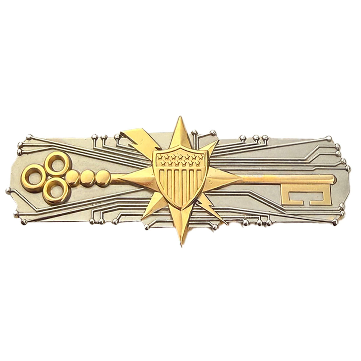 Coast Guard Badge: Cyber Space - regulation size