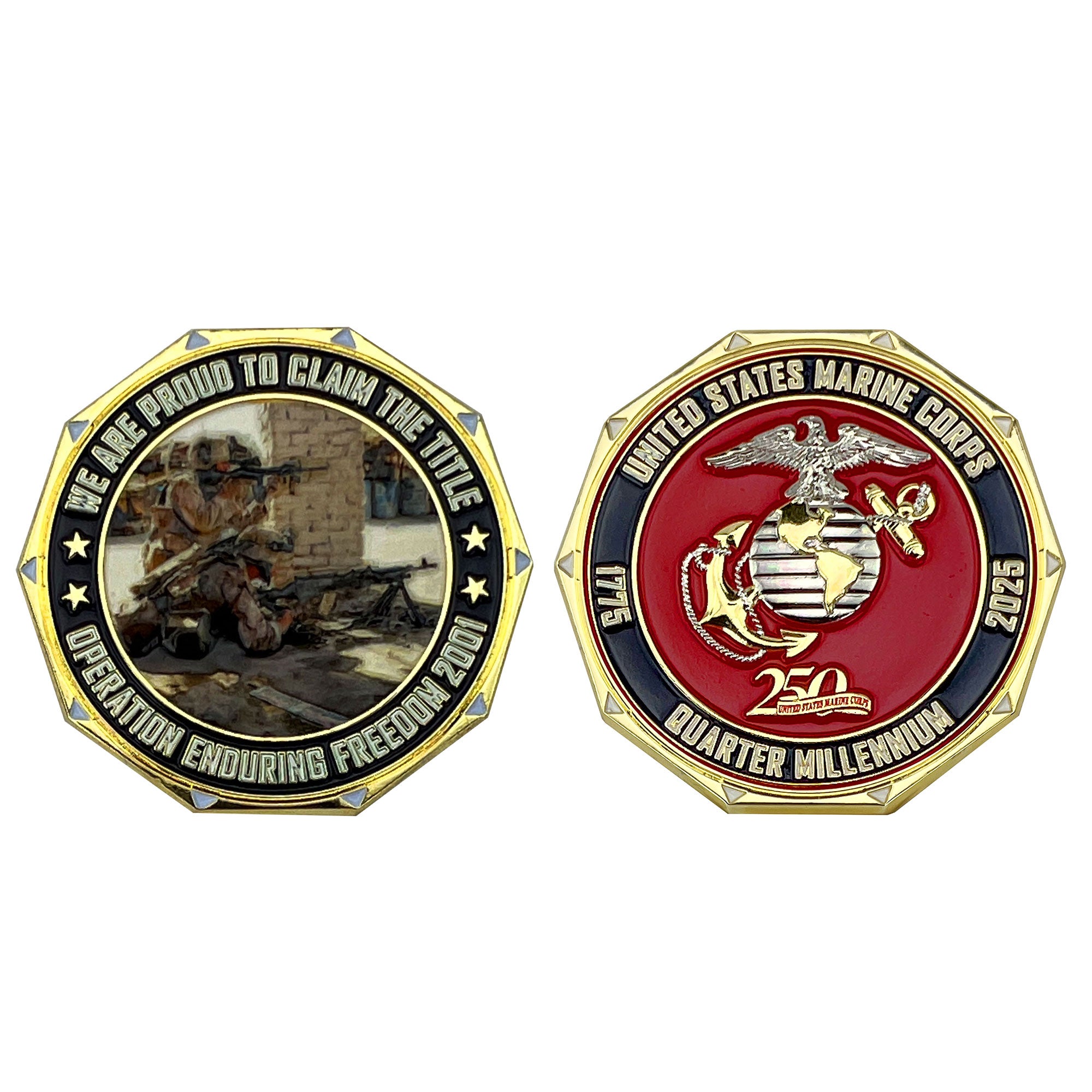 Marine Corps 250th Coin: 2" Operation Enduring Freedom (2001)
