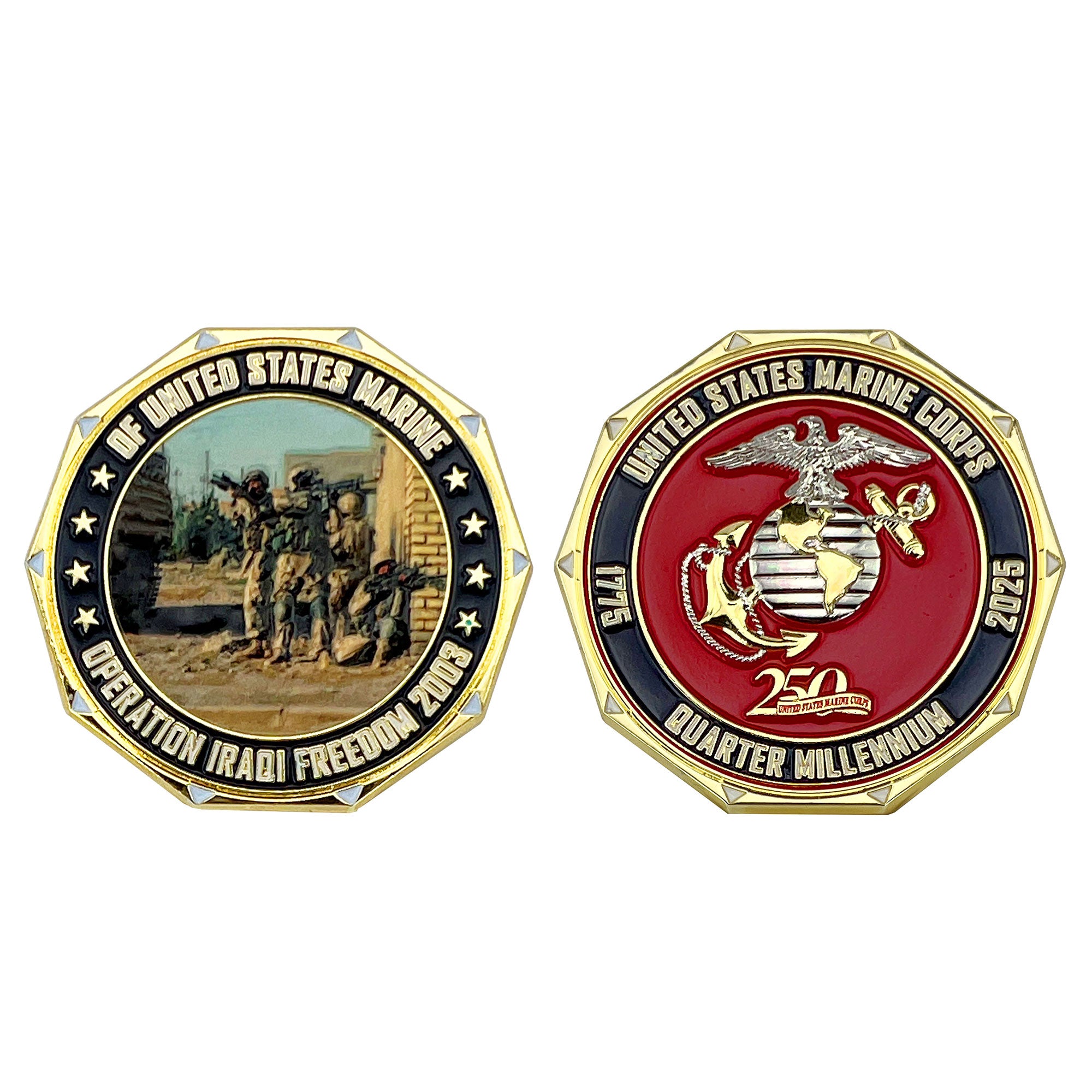 Marine Corps 250th Coin: 2" Operation Iraqi Freedom (2003)
