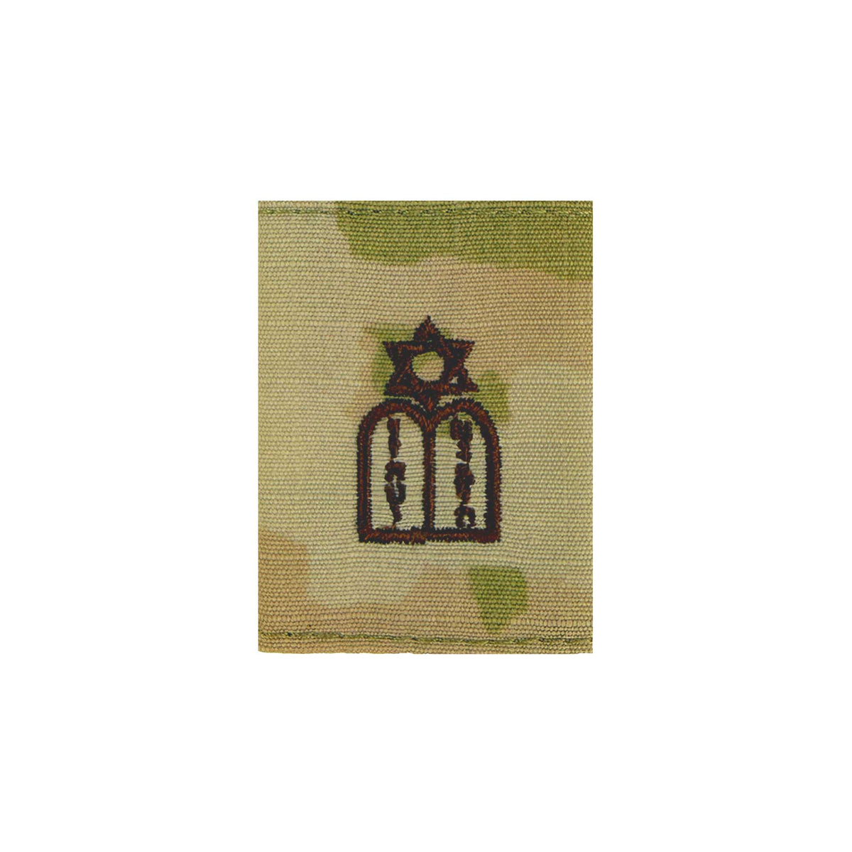 Air Force Embroidered Tab: Jewish Chaplain - embroidered on OCP