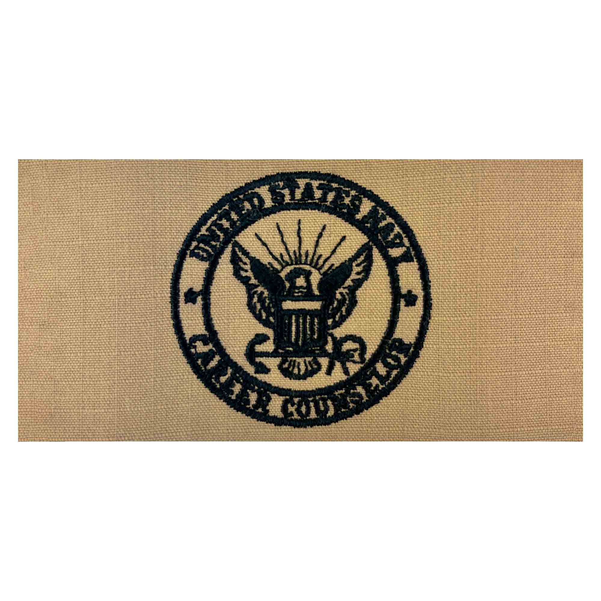 Navy Khaki 2 Piece Organizational Clothing (2 POC) Badge: Career Counselor