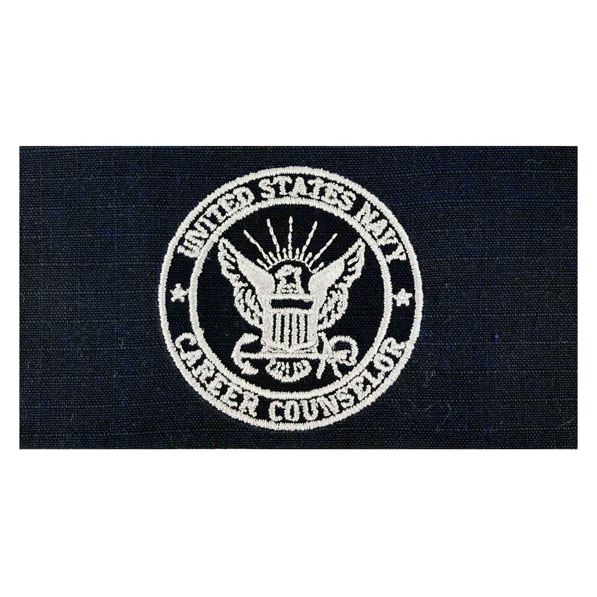 Navy Badge Blue: Career Counselor - Embroidered 2 Piece Organizational Clothing (2POC)