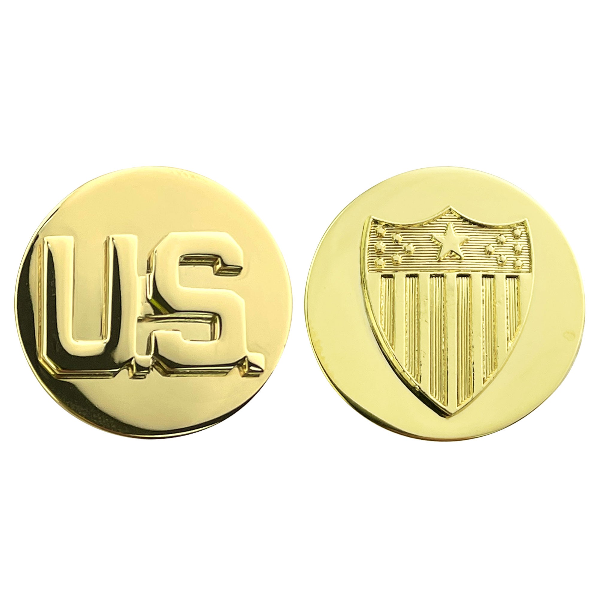 Army Enlisted Branch of Service Collar Device: U.S. and Adjutant General