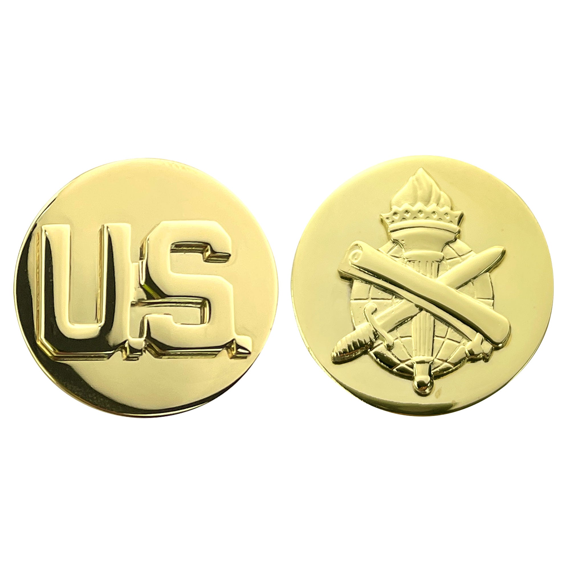 Army Enlisted Branch of Service Collar Device: U.S. and Civil Affairs