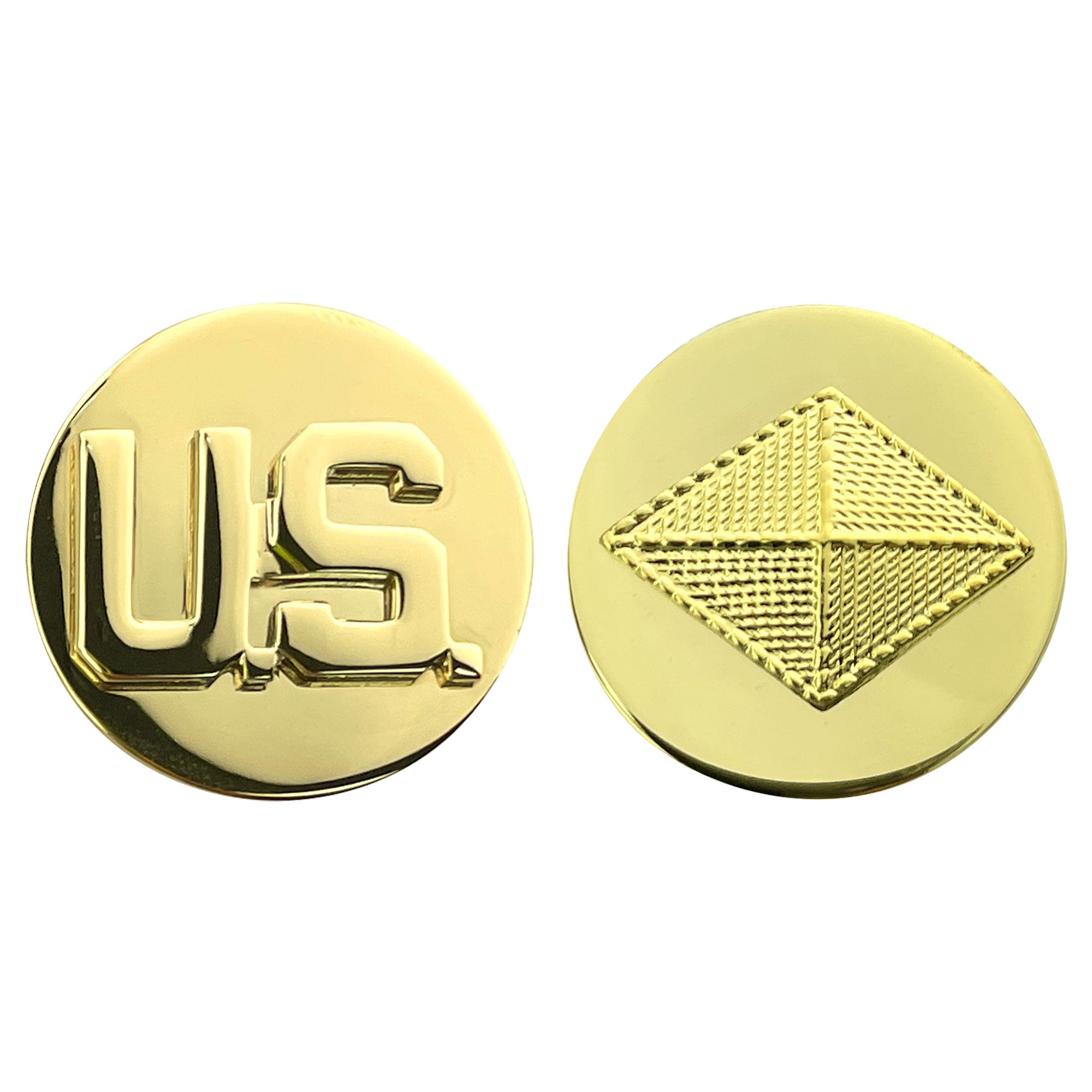 Army Enlisted Branch of Service Collar Device: U.S. and Finance