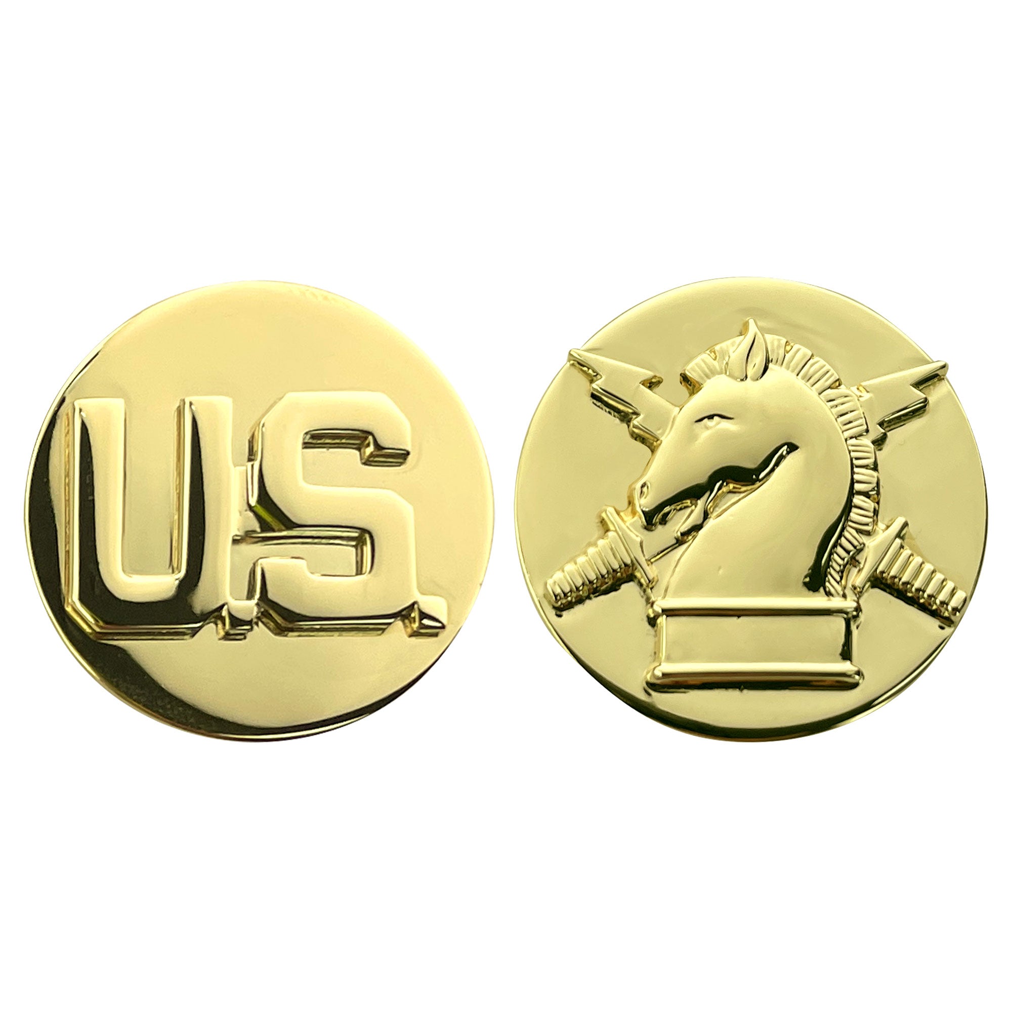 Army Enlisted Branch of Service Collar Device: Psychological Operations