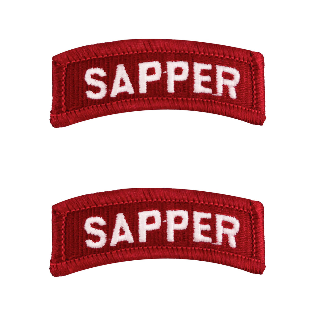 Army Embroidered Tab: Sapper - color