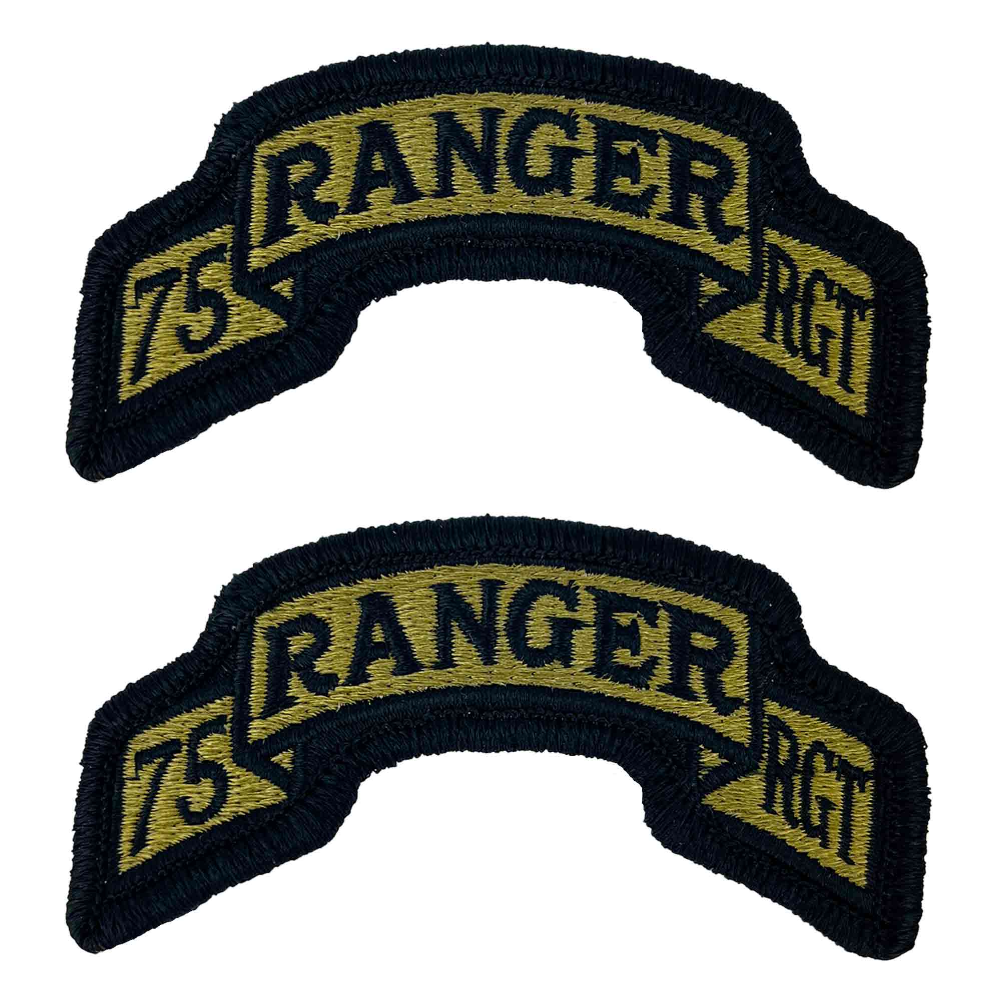 Army Scroll Patch: 75th Ranger Regiment - embroidered on OCP