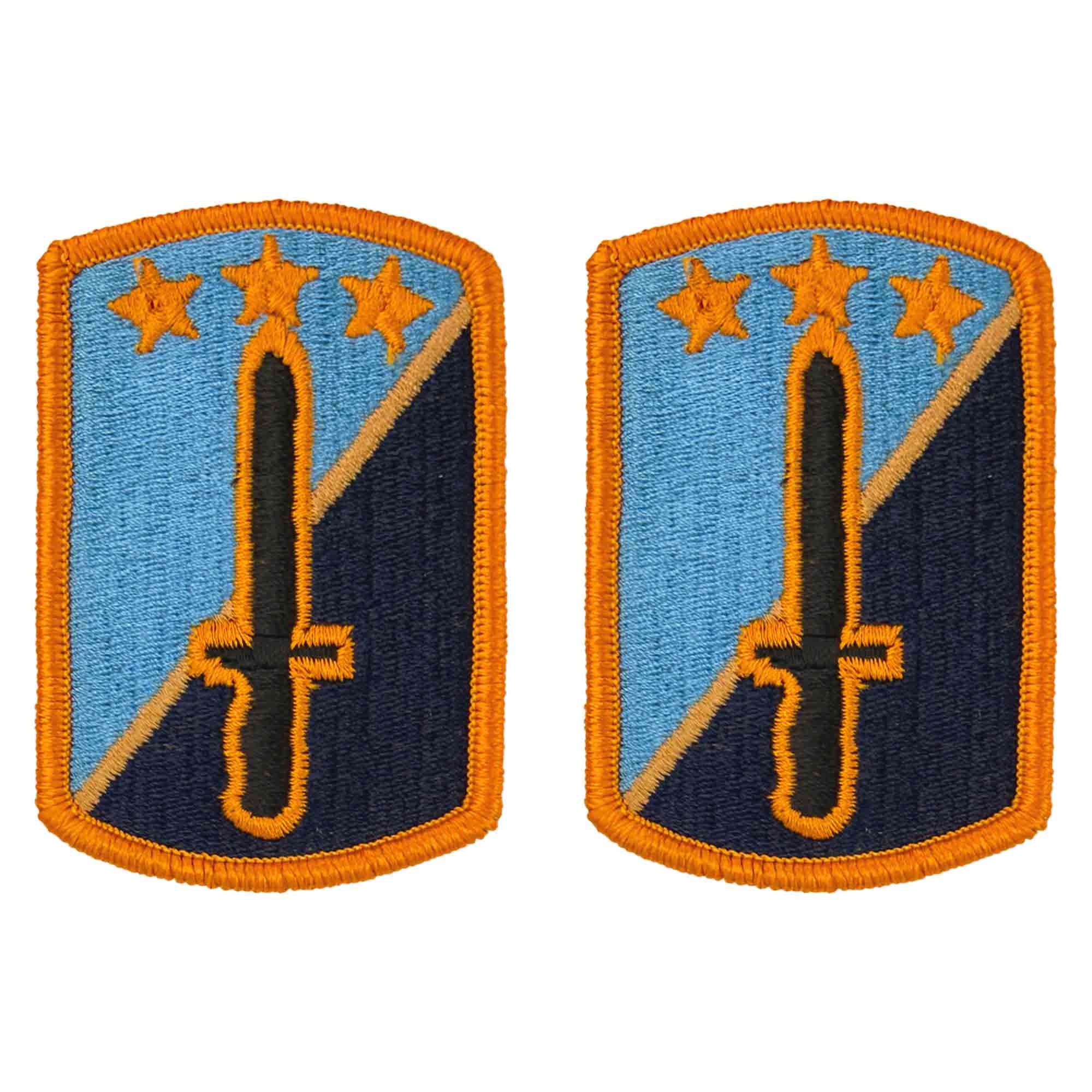 Army Patch: 170th Infantry Brigade - embroidered full color