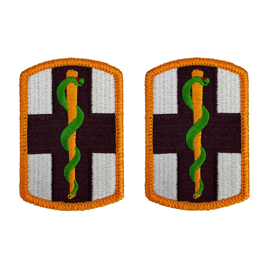 Army Patch: 1st Medical Brigade - color with hook closure