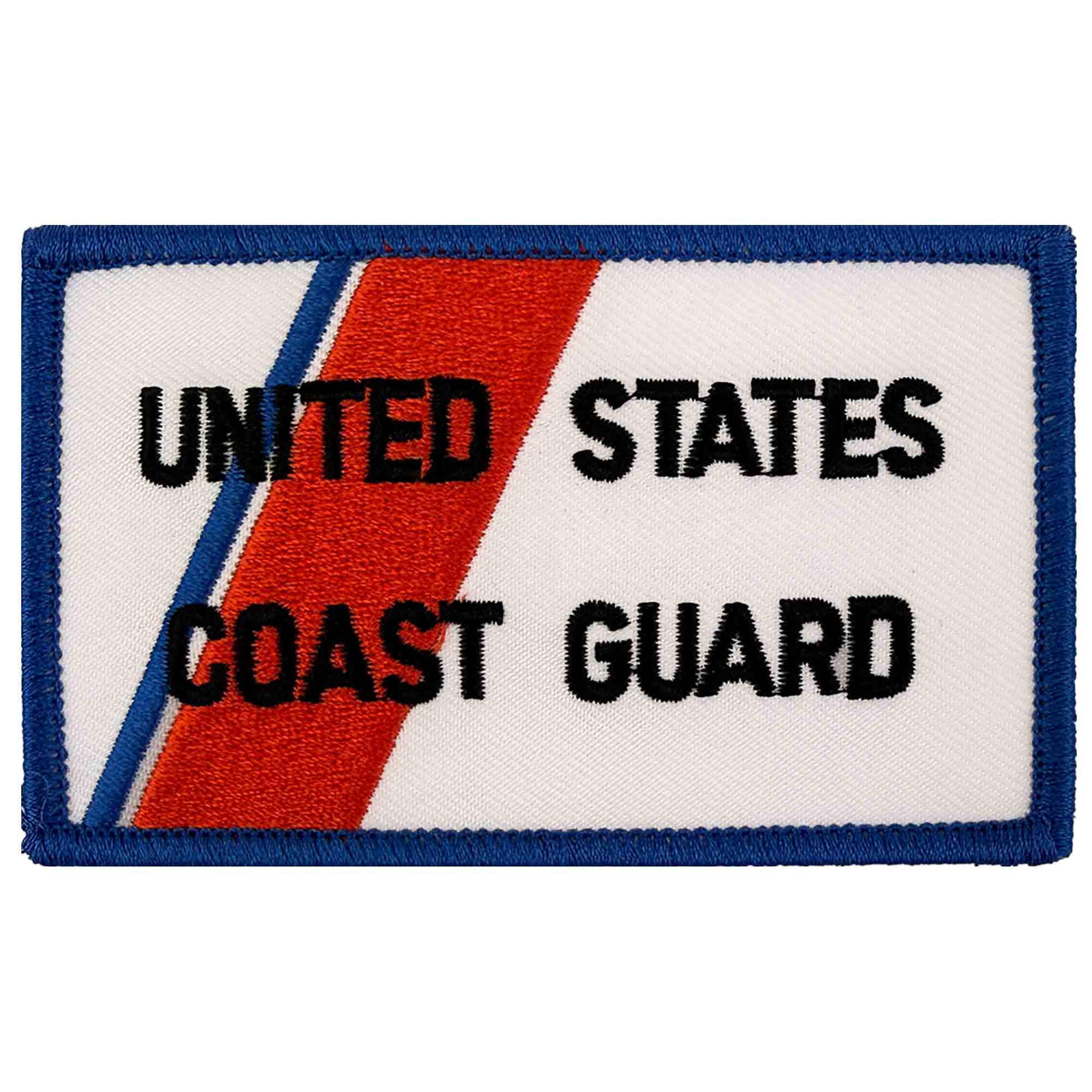 U.S. Coast Guard Embroidered Patch 2" x 3"- color