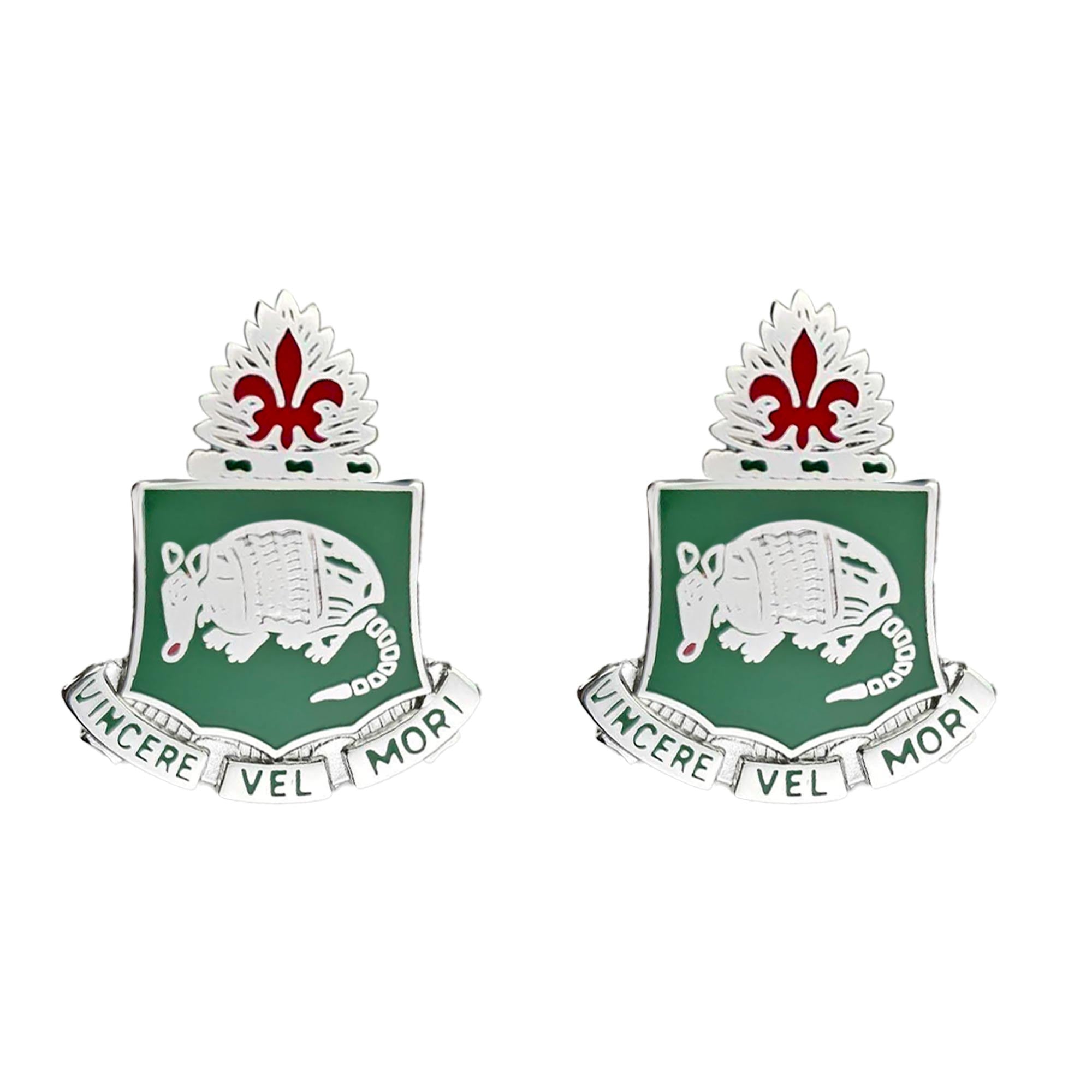 Army Crest: 35th Armored Regiment  - Motto: VINCERE VEL MORI