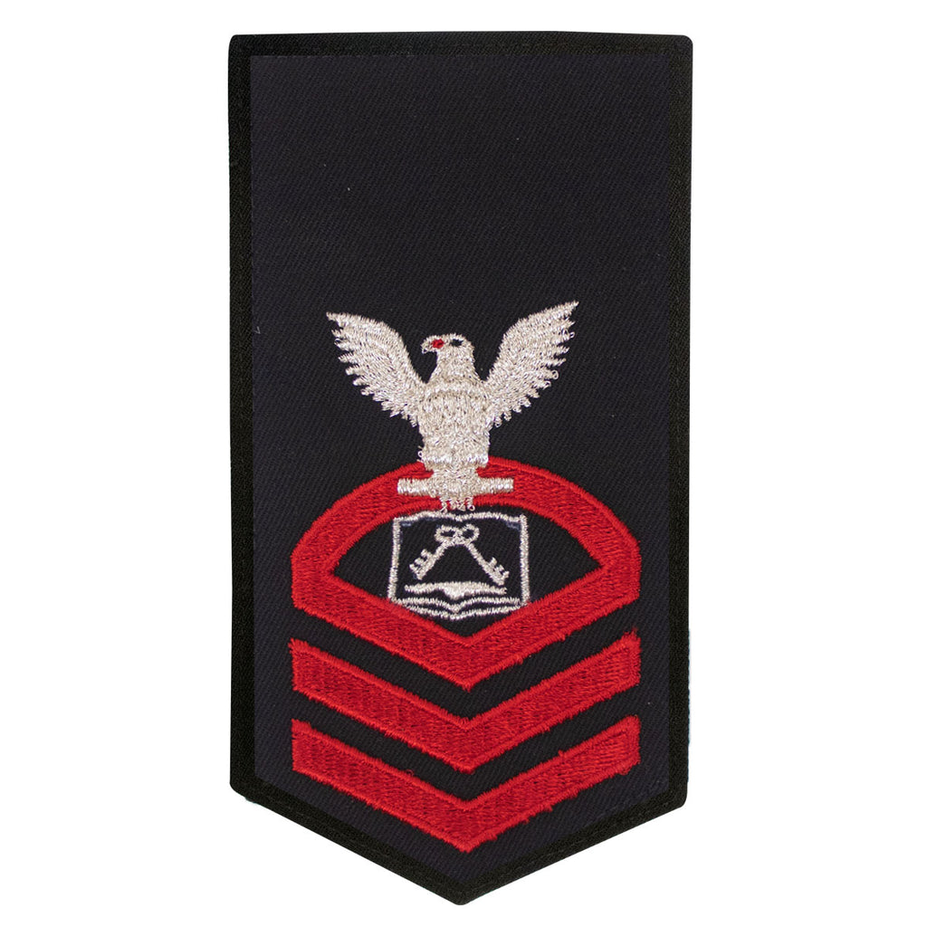 USN E-7 Seaworthy Gold on Blue CS Culinary Specialist Rating Badge ...