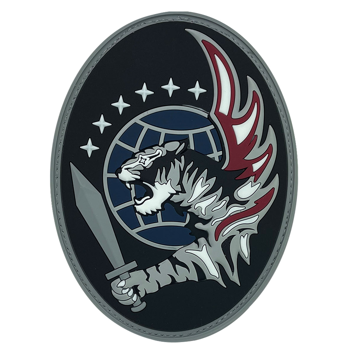 55 Rqs Patch U.S Space Force PVC Patch 55th Combat Training Squadron with hook