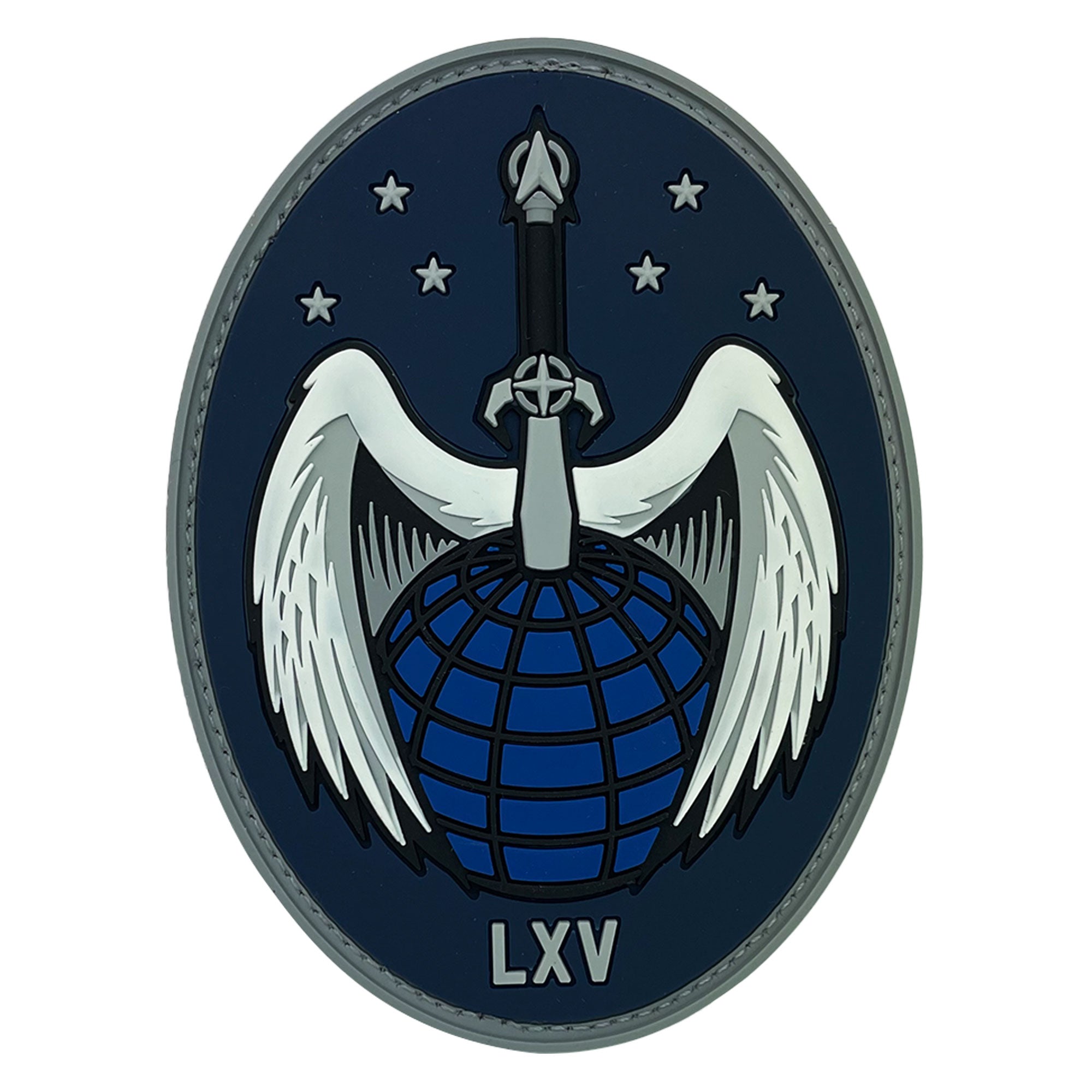 U.S. Space Force PVC Patch 65th Cyberspace Squadron with hook