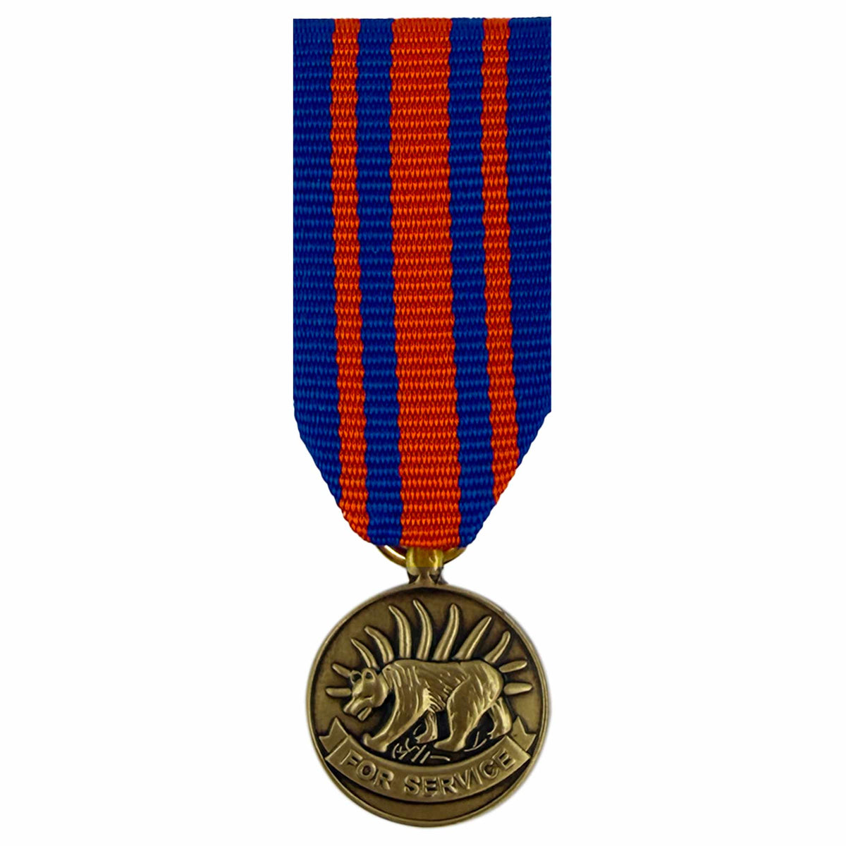 Miniature Size Medal: California National Guard Service