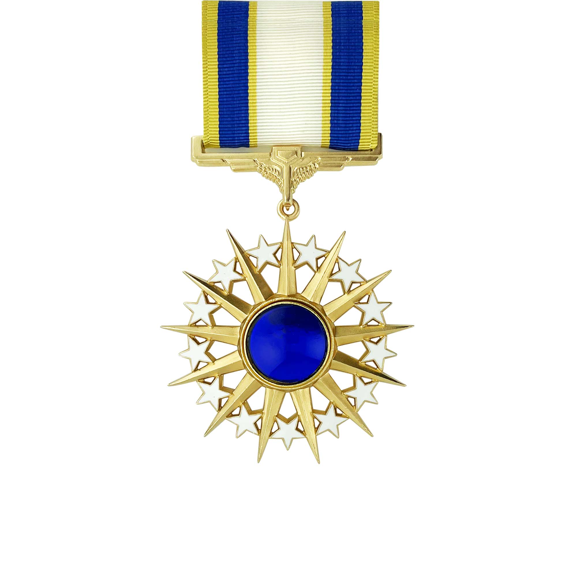 Miniature Medal- 24k Gold Plated: US Air Force Distinguisher Service