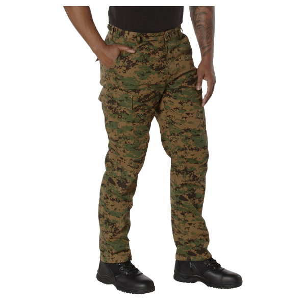 Adult BDU Pants - Woodland Digital