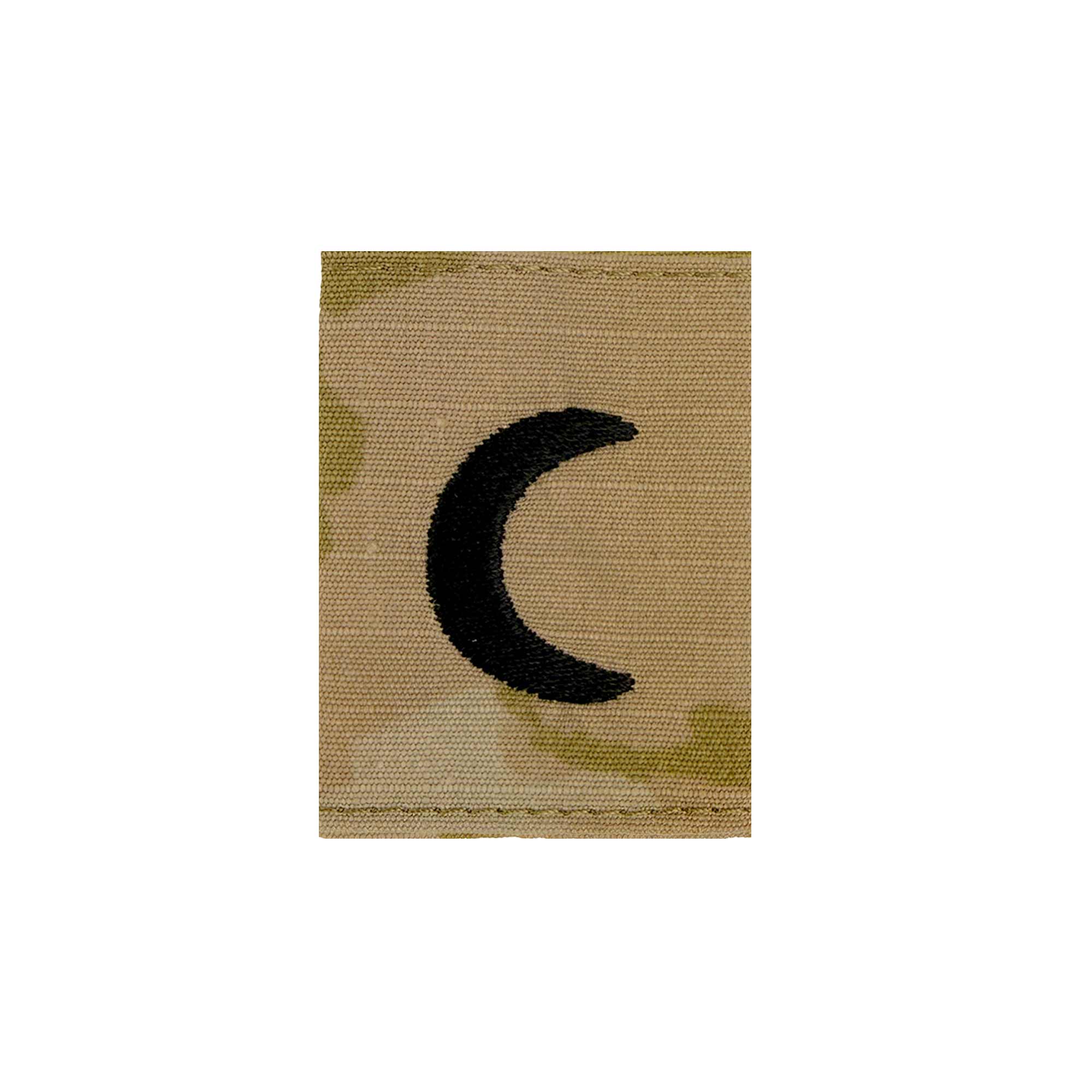 Army Embroidered Tab: Muslim Chaplain - embroidered on OCP
