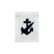 Navy Rating Badge: Striker Mark for NC Navy Counselor - white CNT for dress uniforms