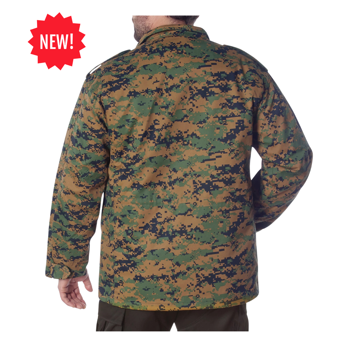 Adult M-65 Field Jacket - Woodland Digital