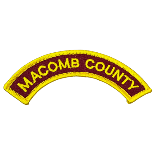 Young Marines Unit Arch Tab "MACOMB COUNTY"