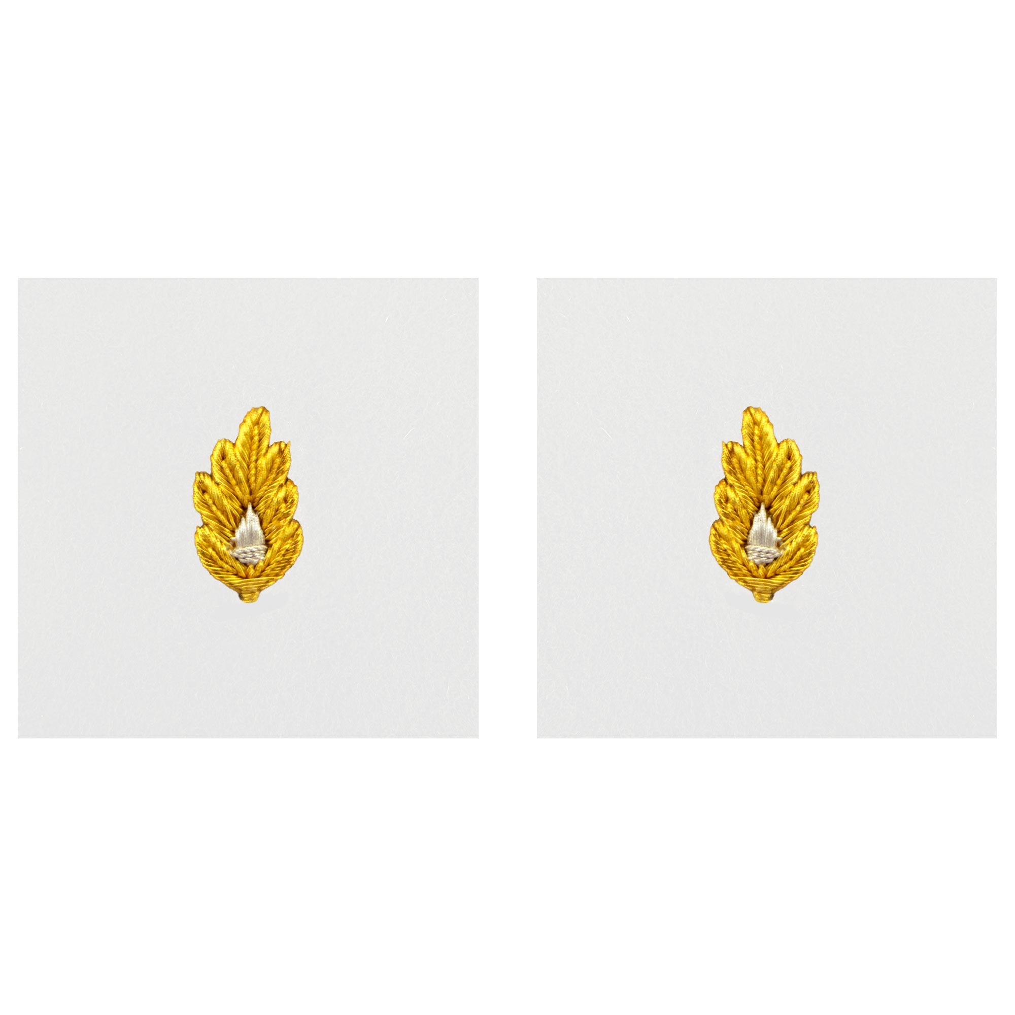 Navy Sleeve Device: Medical Corps - synthetic gold embroidered on white