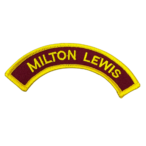 Young Marines Unit Arch Tab "MILTON LEWIS"