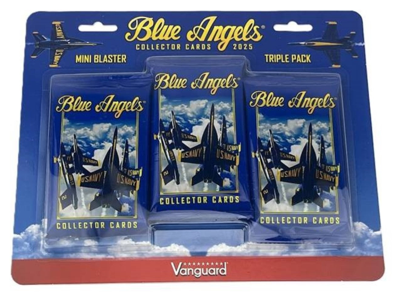 Blue Angels Collector Cards 2025 Season - 3 pack