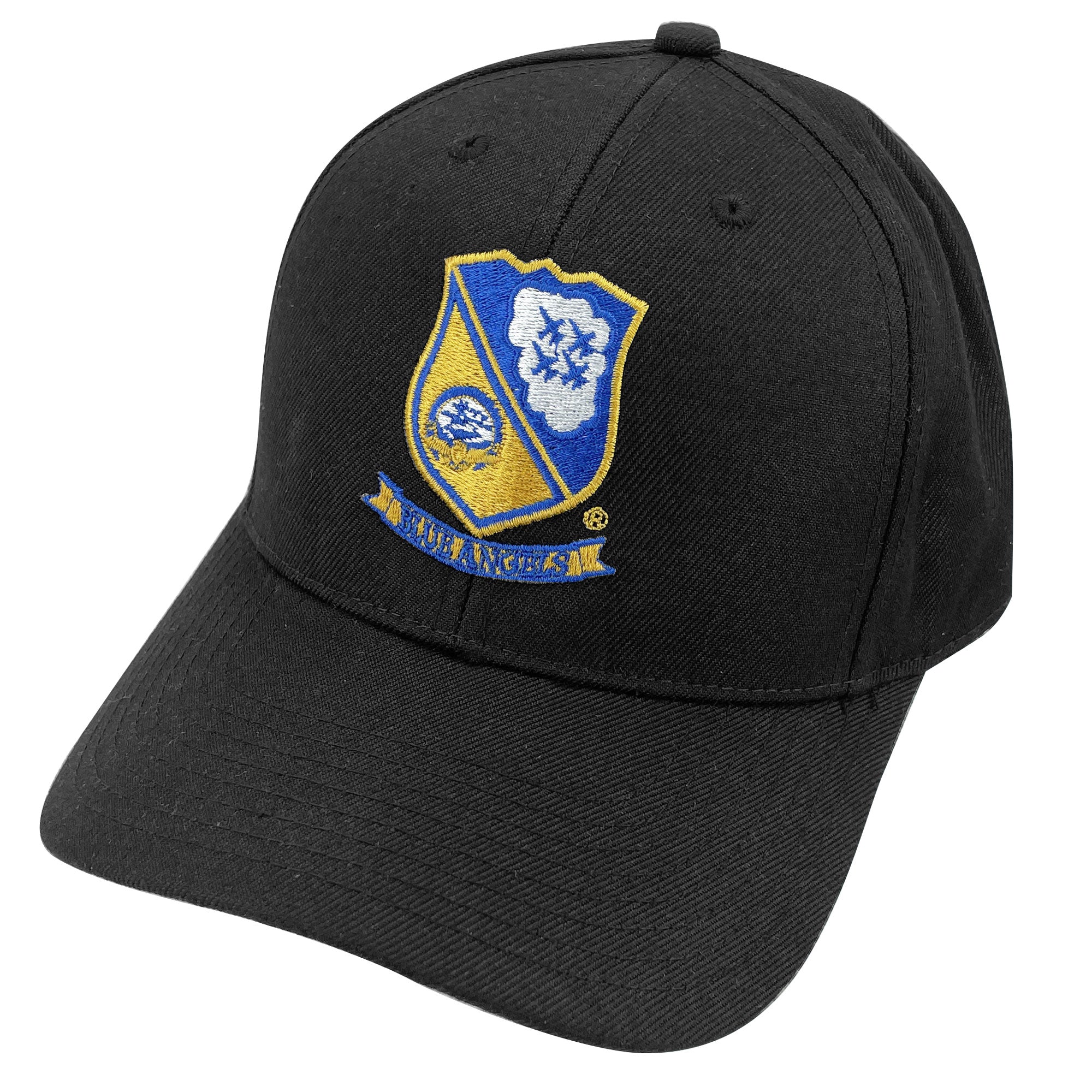 Blue Angels Ball Cap - Black with Shield
